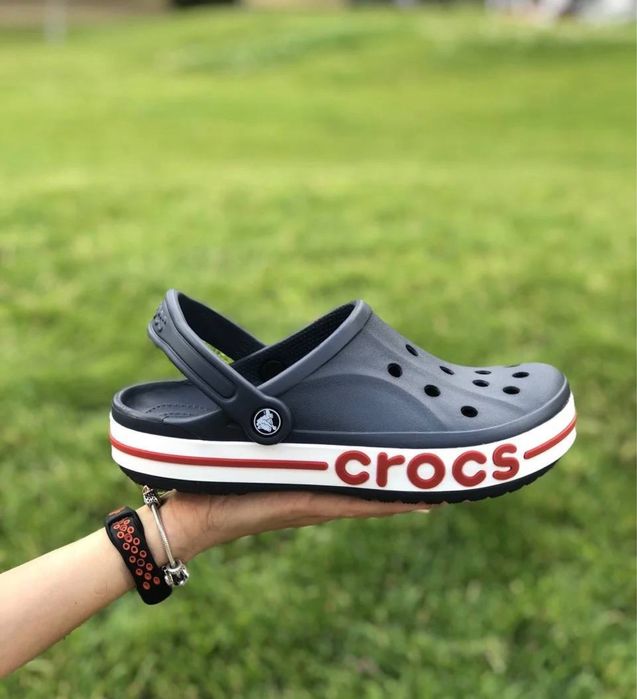 Crocs bayaband мужские кроксы крокси чоловічі баябенд сині , сірі