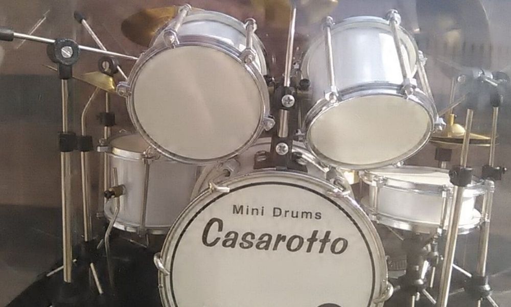 Bateria 7 Peças (Caixa em Acrílico) Novo