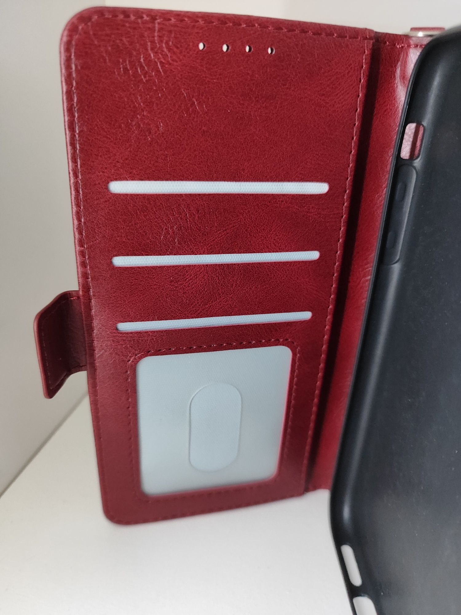 Skórzane etui na telefon typu klapka iPhone XR
