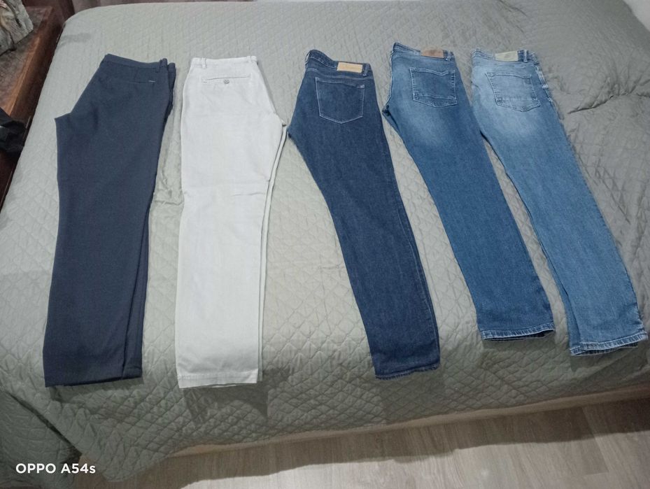 calças de homem usadas