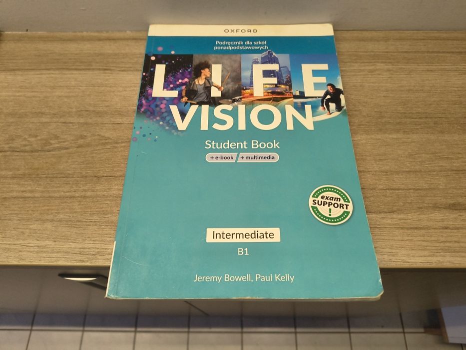 Książka Podręcznik Life Vision B1 Students Book - klasa 1. Oxford