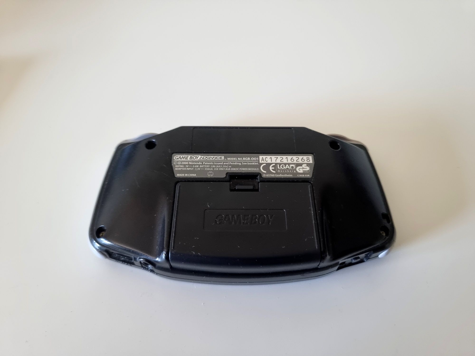 Konsola Gameboy Advance komplet box czarna GBA