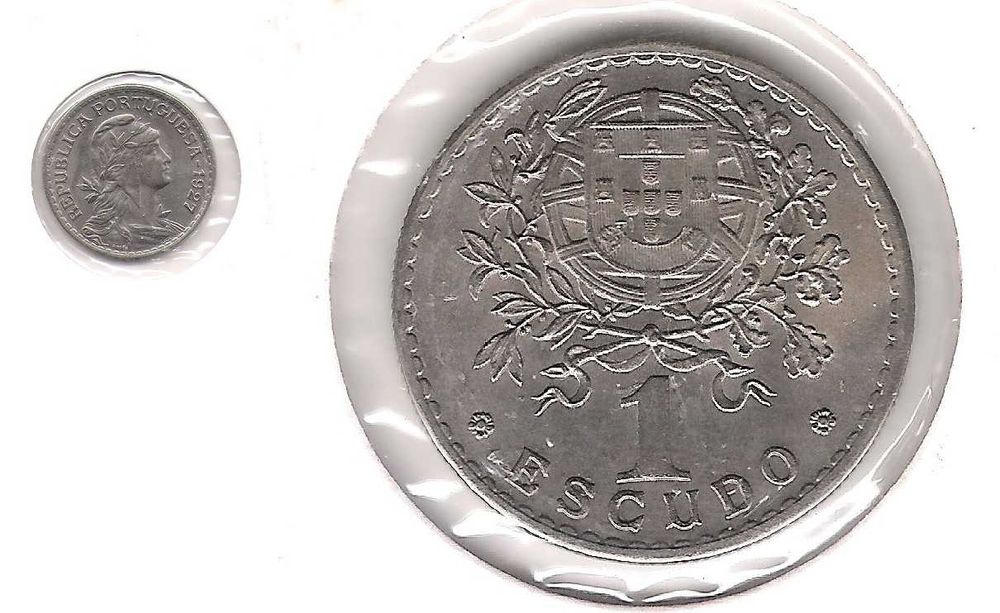 Republica Portuguesa - 1 Escudo - 1927 - Nao circulada