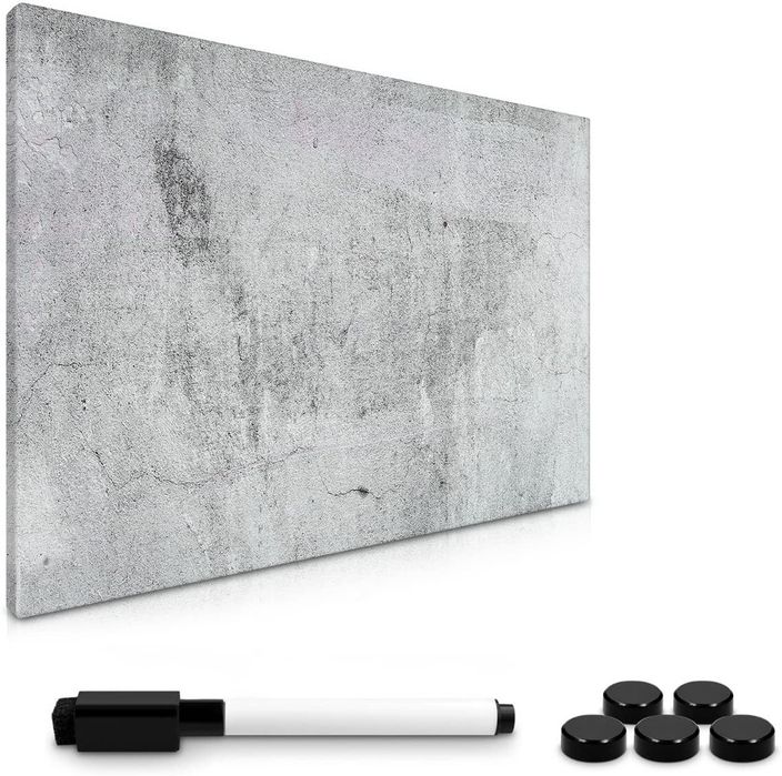 Tablica magnetyczna navaris 60x40cm efekt betonu
