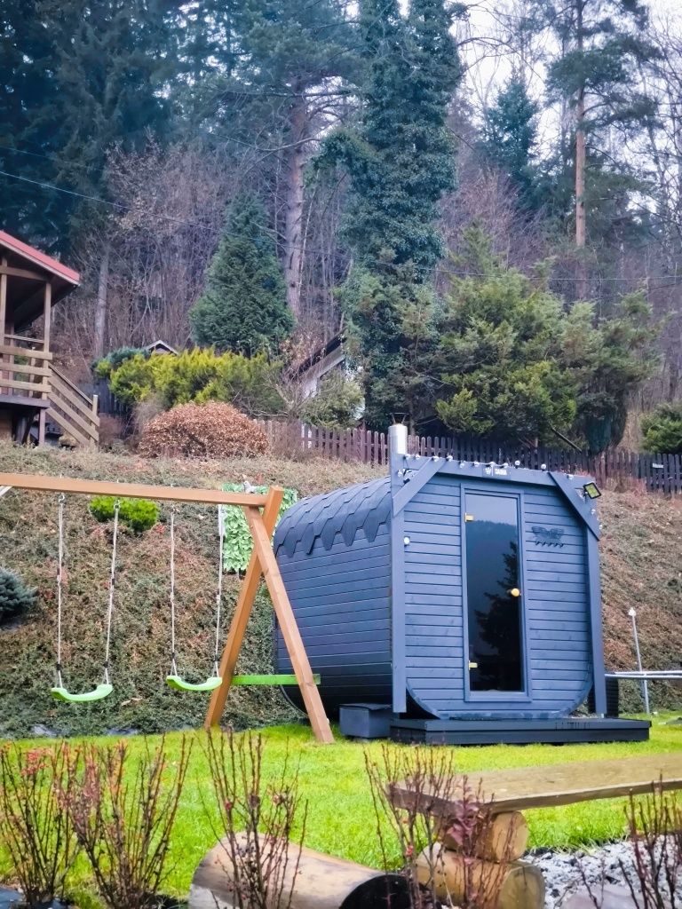 Domek z jacuzzi i sauną bez limitu