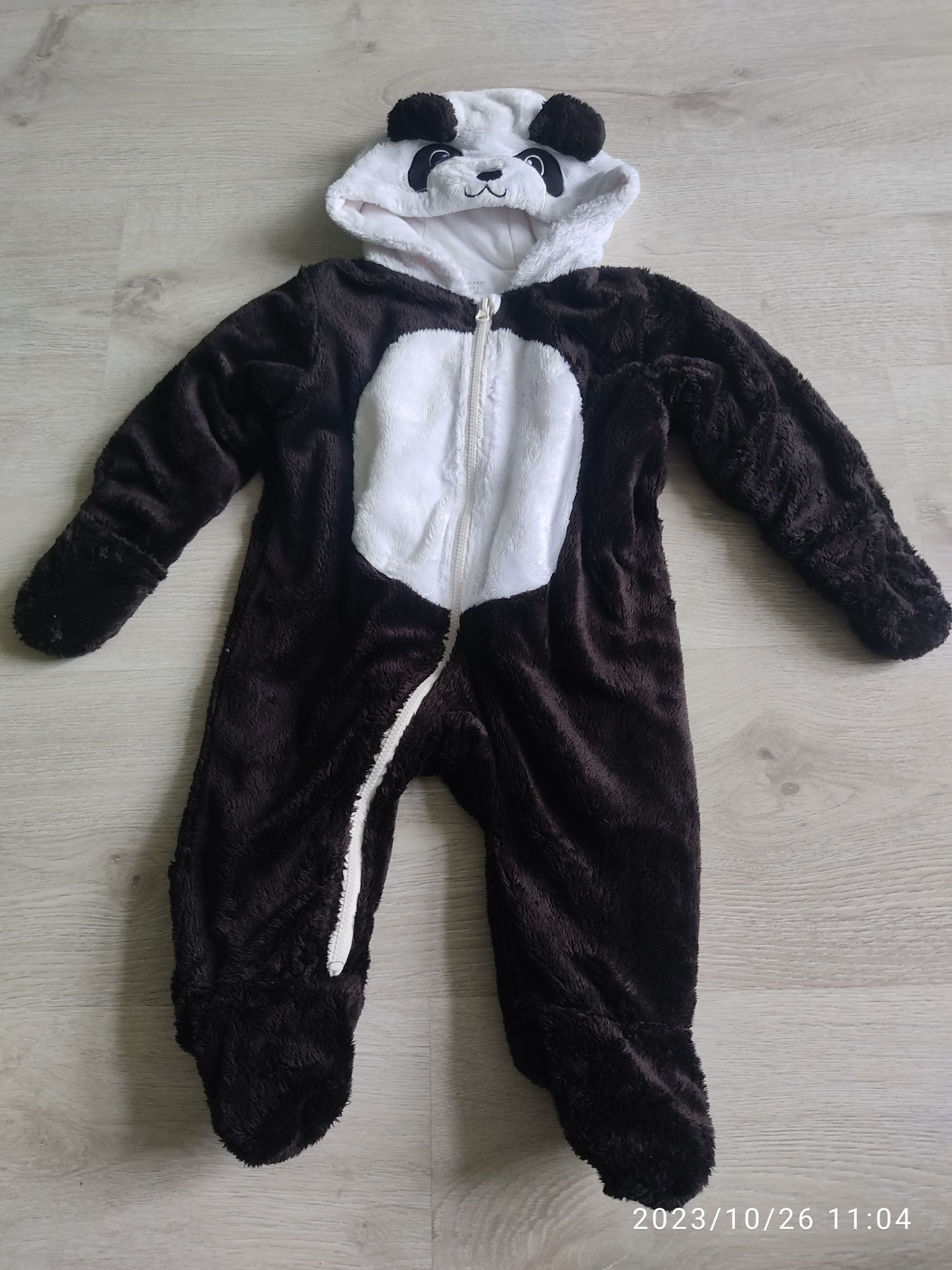 Kombinezon zimowy panda r. 68 Primark