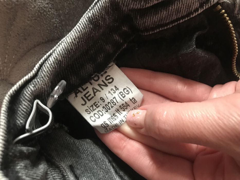 Джинси altun kids для дівчинки 9 років 134 розмір