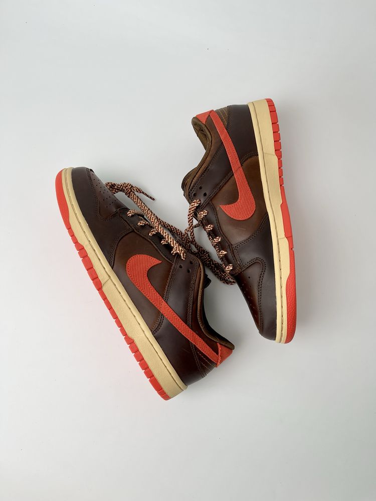 Оригинал Nike Dunk Low ‘Light British Brown’ (HQ3448 262) кожание данк