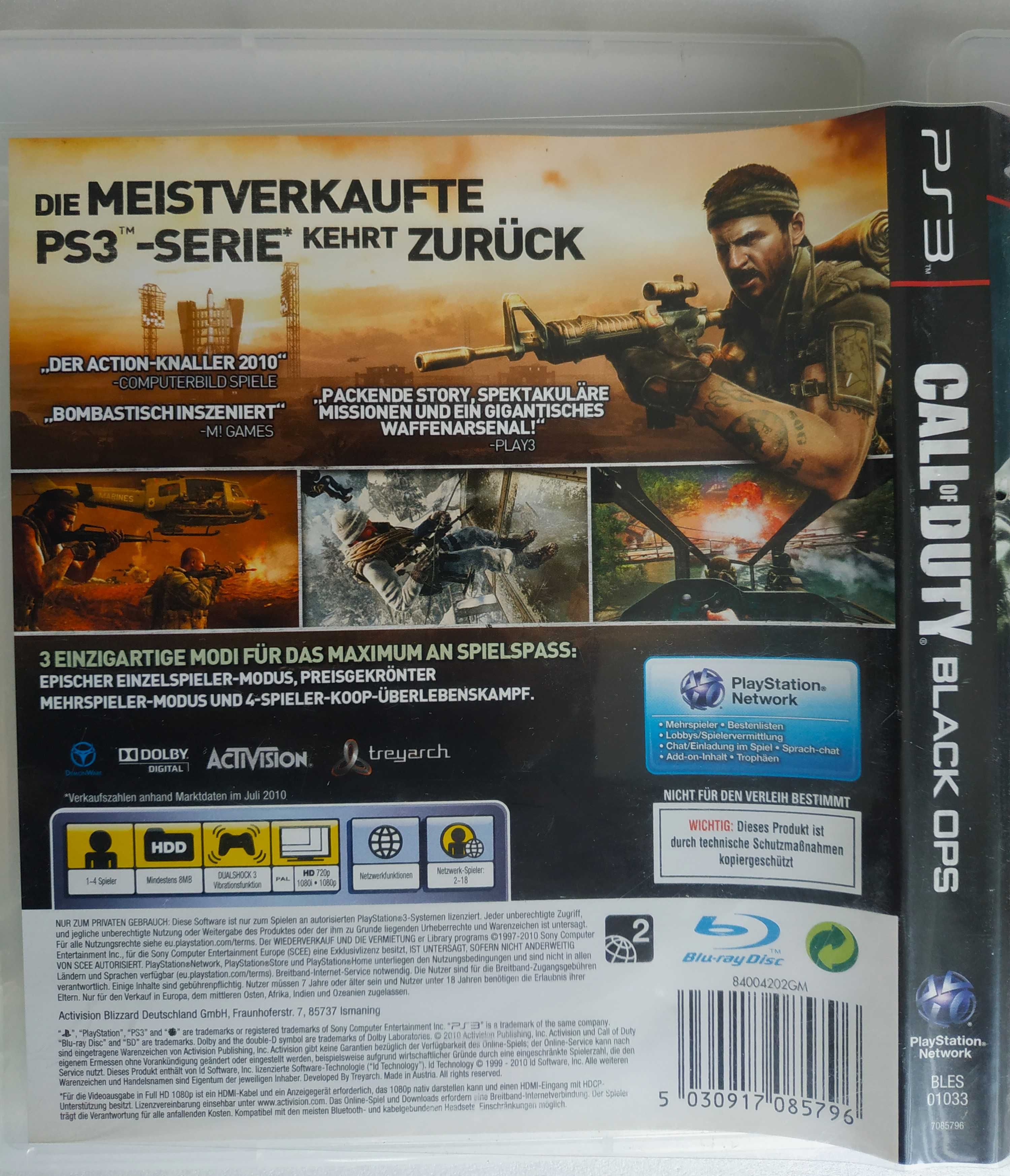 Gra na PS - 3 "CALL of DUTY -black ops "