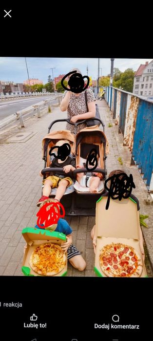 Sprzedam wózek bliźniaczy rok po roku