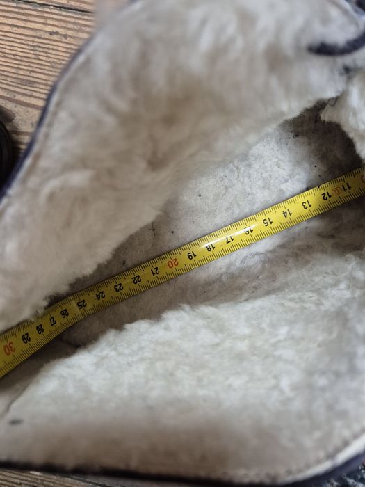 Buty skórzane z wełną 42