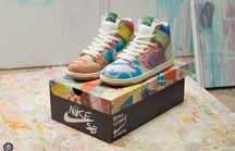 Thomas Campbell x SB Dunk High 'What The'  высокие  мужские кроссовки