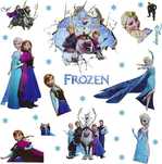 naklejki na ścianę 3d kraina lodu elsa frozen
