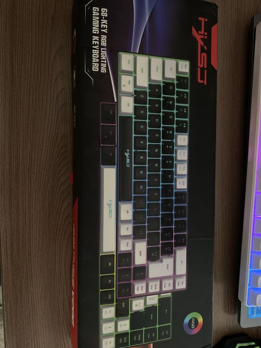 Клавіатура HKSJ v200 +підставка для навушників