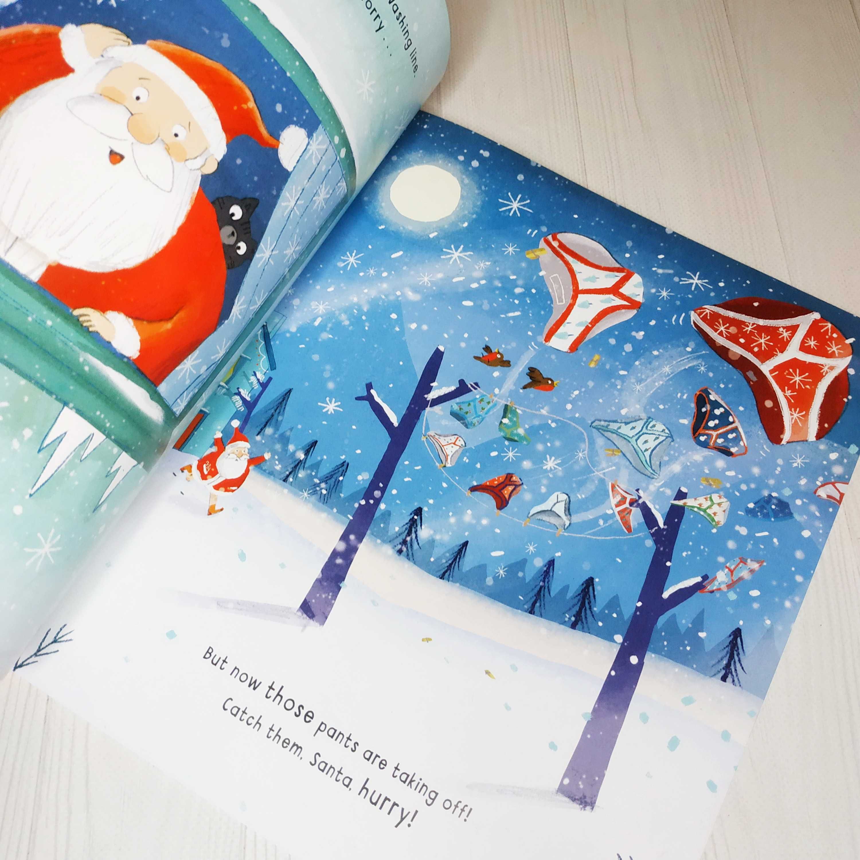 Детская книга на английском can you find santa's pants?