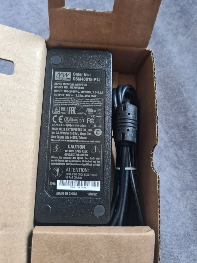 Zasilacz Mean Well GSM40B18-P1J