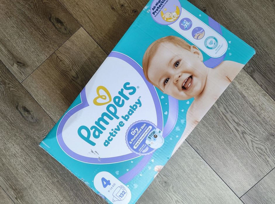 pampersy Pieluchy Pampers Active Baby rozmiar 4 - 132szt