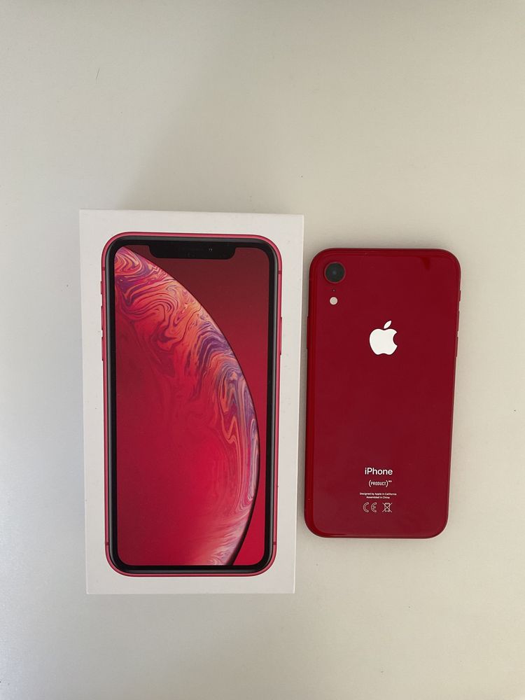 IPhone XR 128 GB red + DOWÓD ZAKUPU oraz oryginalne pudełko