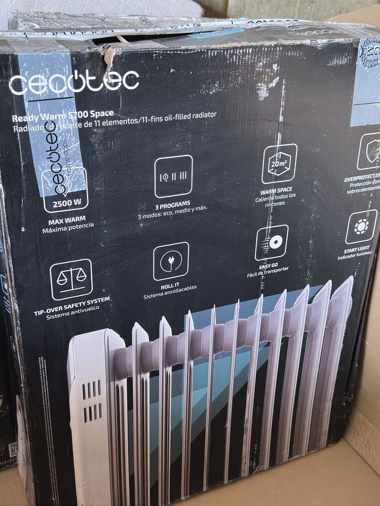 Масляный радиатор, обогреватель 2500w