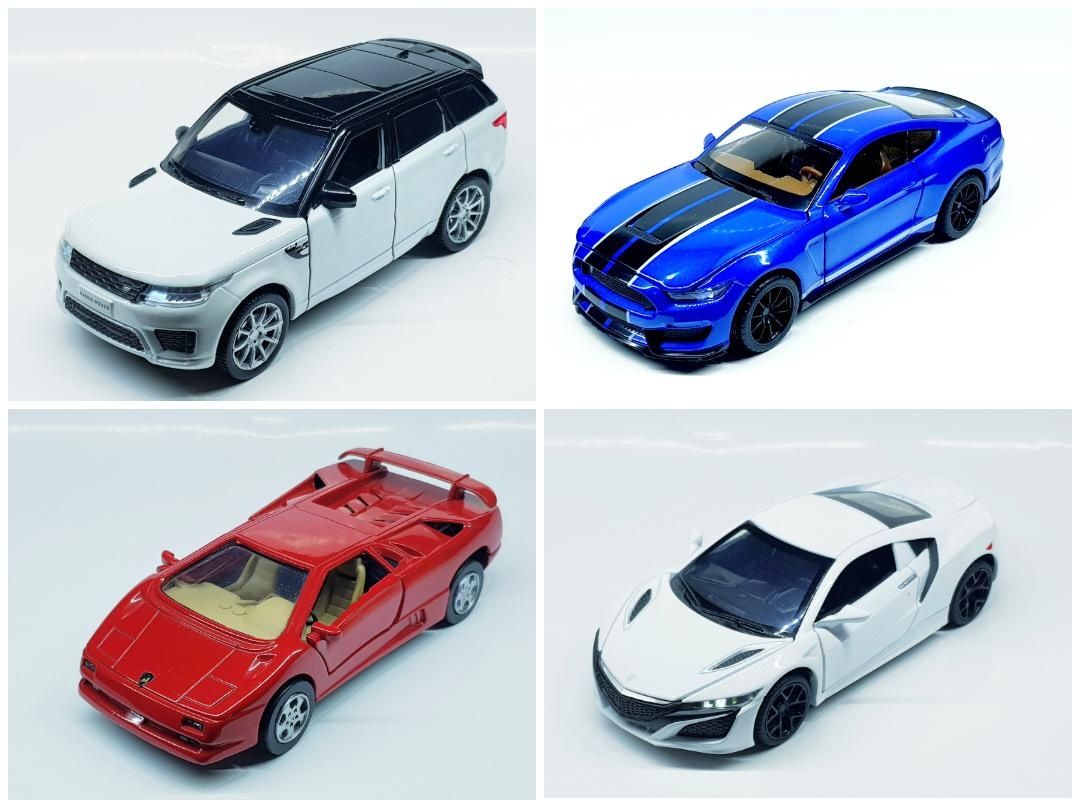 Bugatti, Range Rover, Lamborghini, Audi, 1:32. Машинка модель