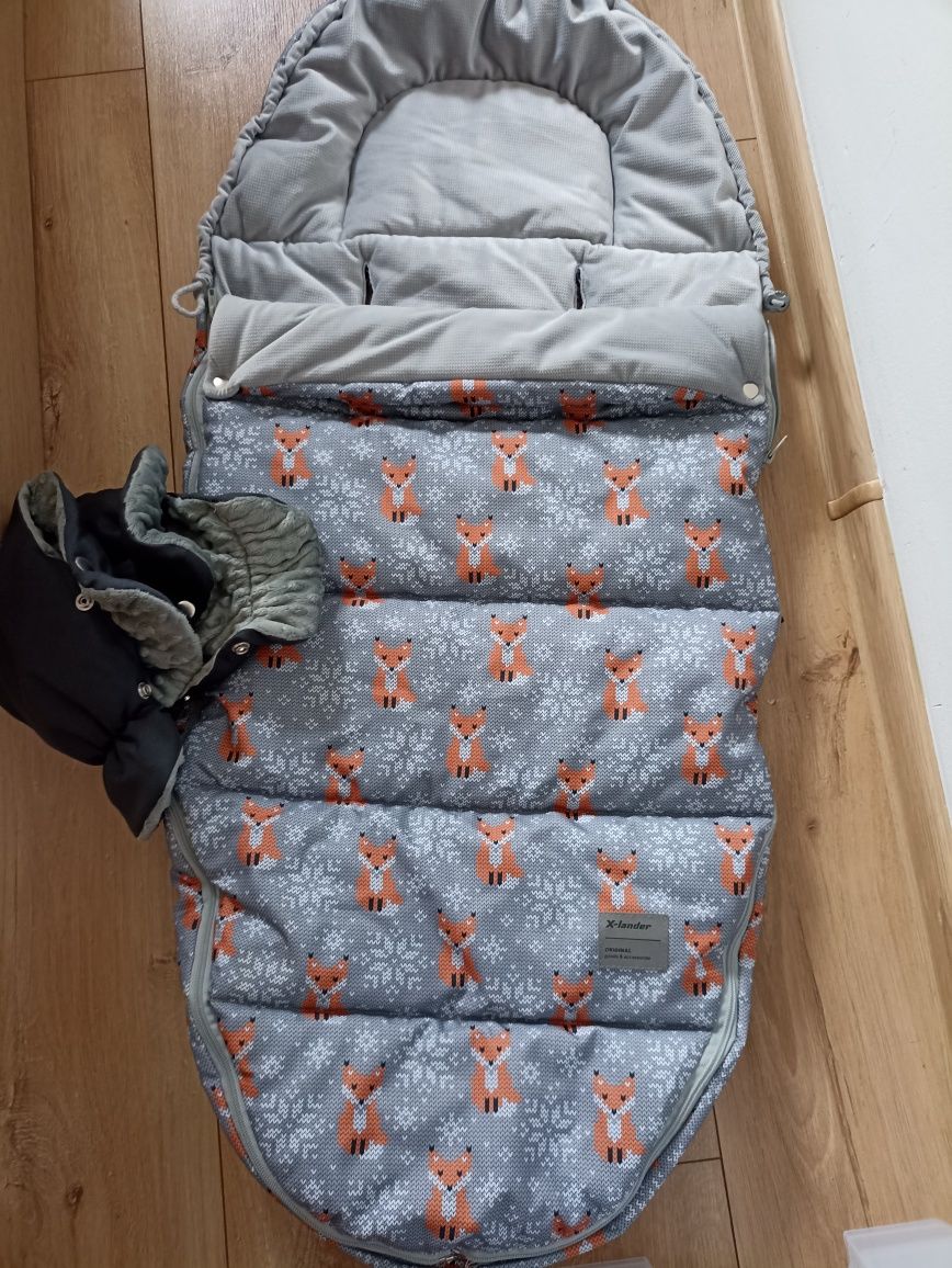 Spacerówka x-pulse+ śpiworek+ folia