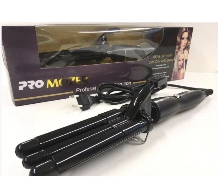 Плойка тройная PRO Mozer MZ-6621 Для накрутки волос