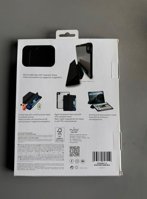 Etui na iPad Apple PURO Zeta Smart Czarny 10.2