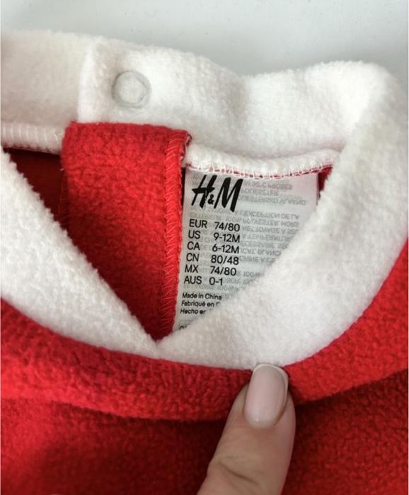 Чоловічок новорічний дід мороз святий миколай H&M