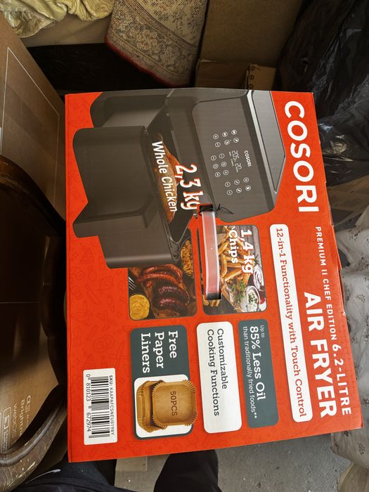 Cosori Premium II Chef Edition 6.2L Air Fryer | Nova, Nunca usada