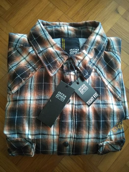 Camisa XL Jack Jones Tight Fit Est. 1975