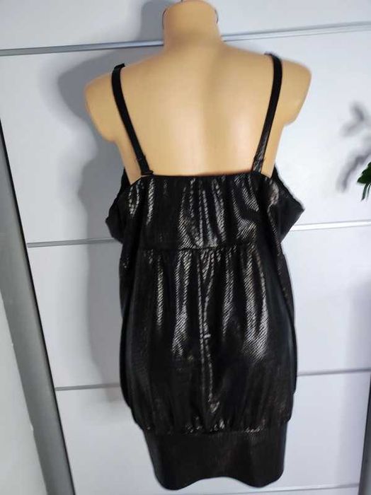So Fabulous r 52 bluzka tunika na ramiączkach jak skóra