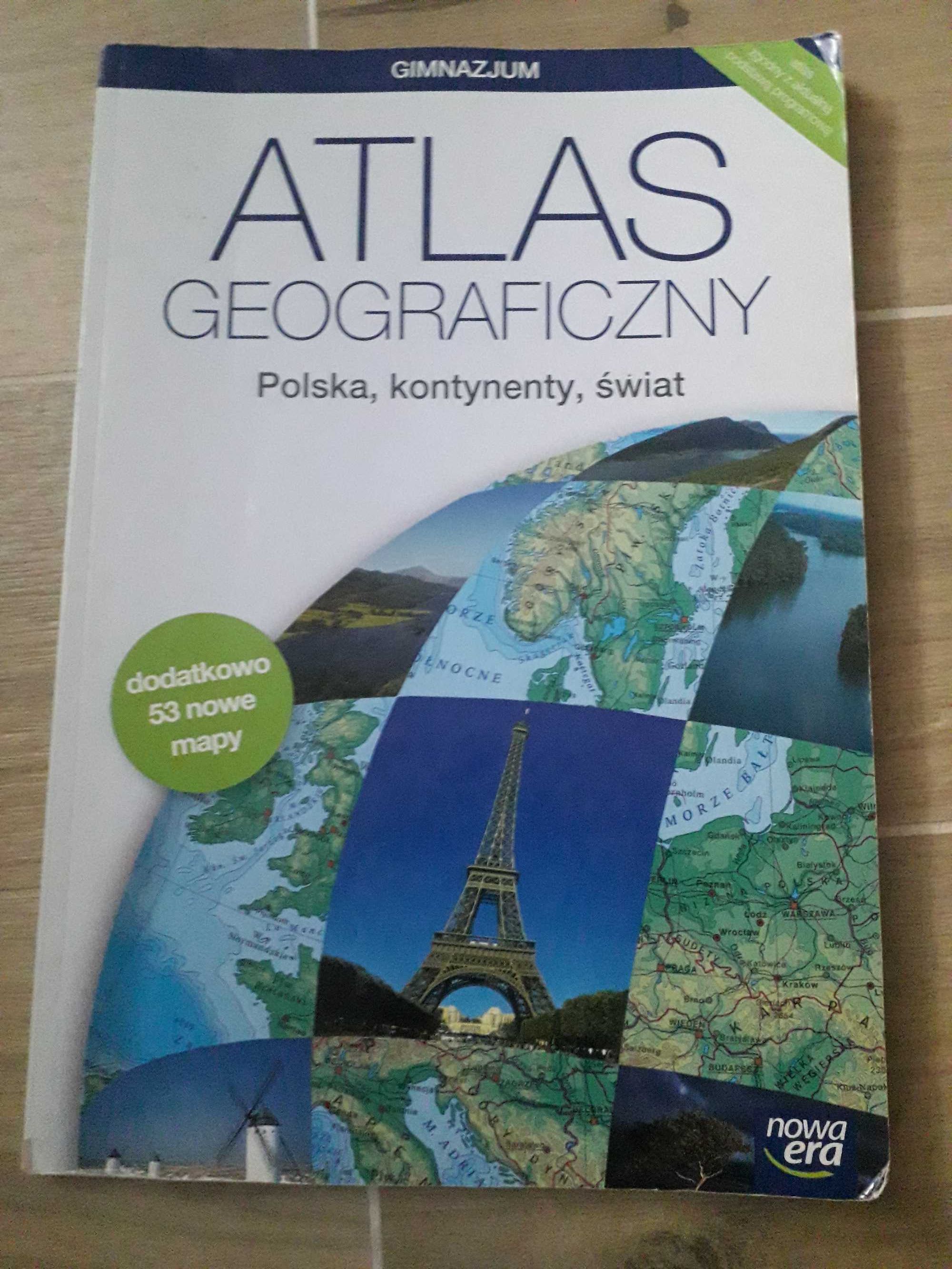 Atlas geograficzny dla Gimnazjum wyd. Nowa Era