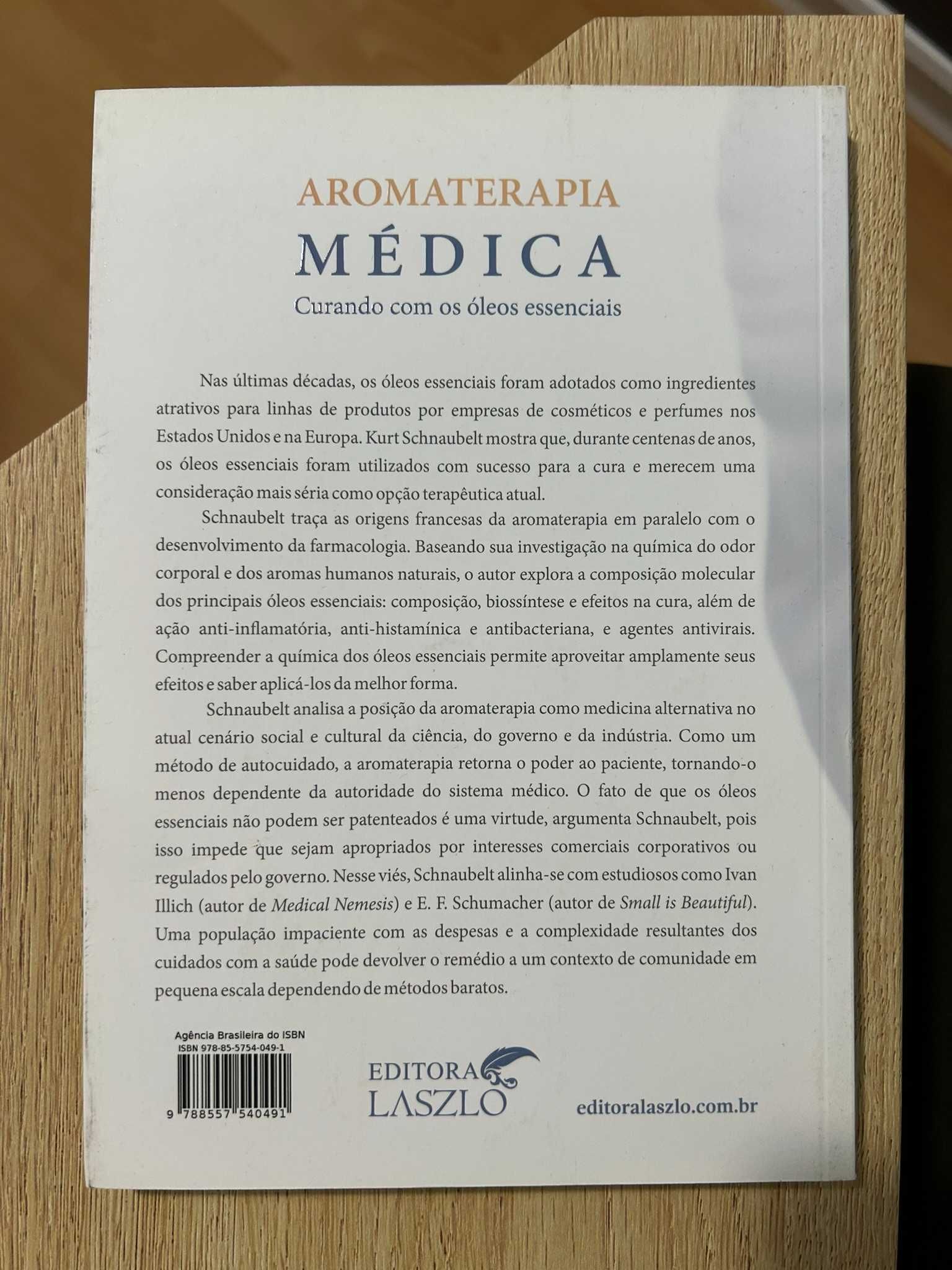 Livro Aromaterapia Médica - Dr. Kurt Schnaubelt - Laszlo