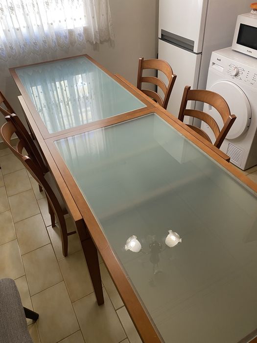 Mesa madeira extensivel
