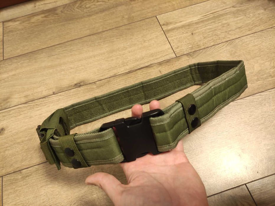 Ремінь тактичний розгрузка військовий олива зелений пояс армійський