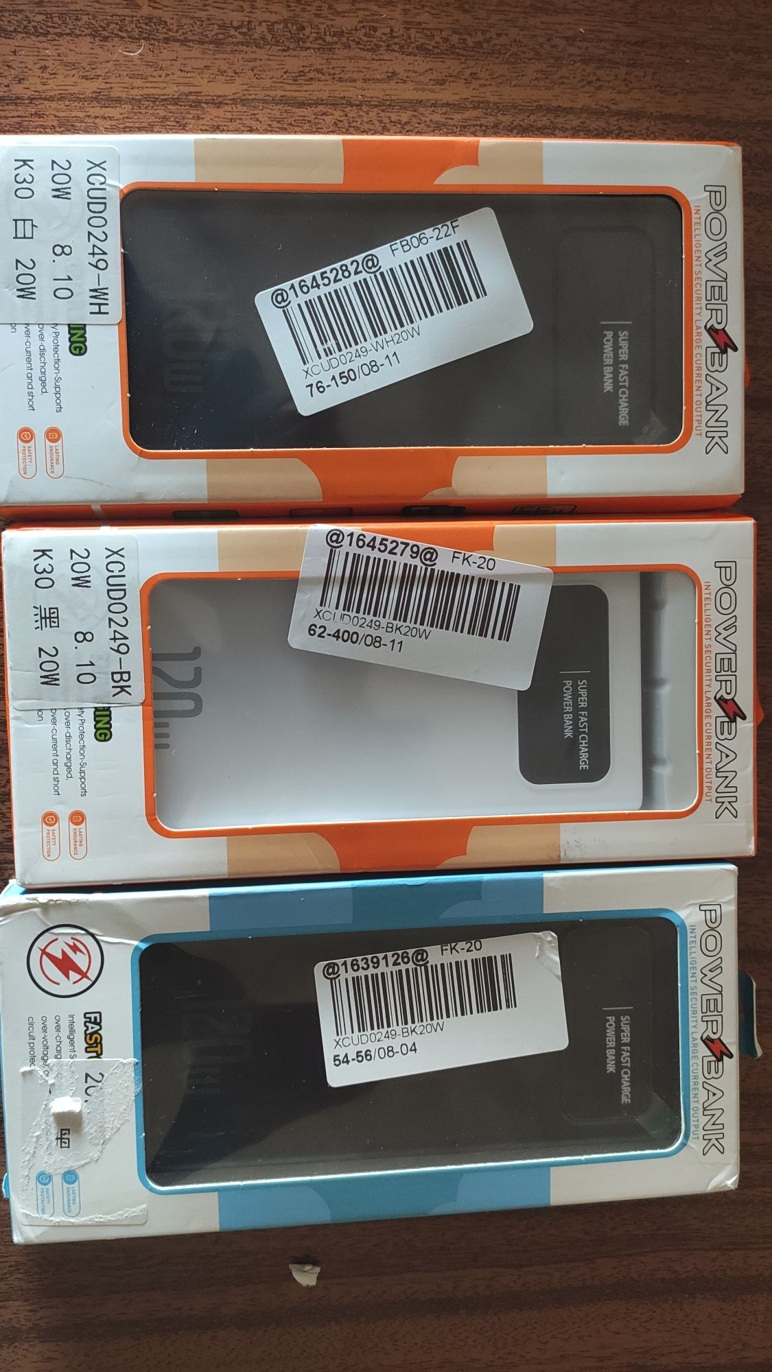 Power bank novas 120W