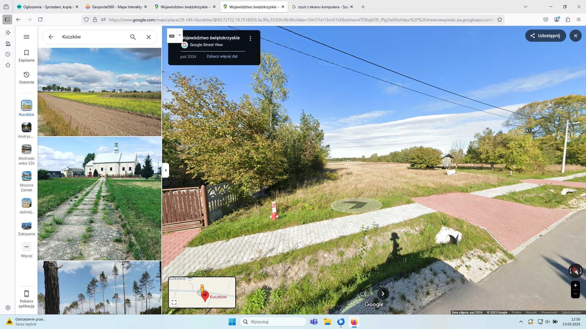 Działka rolno - budowlana 7.950 m2 - sprzedam. Blisko lasu i rzeki.