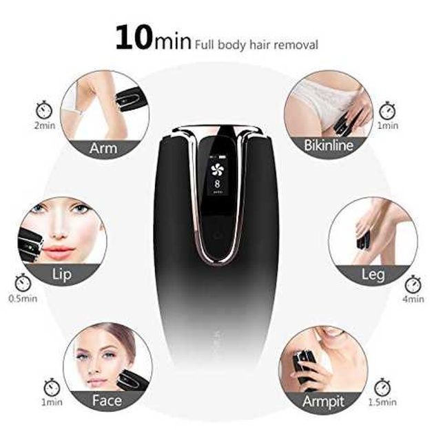 Фотоепілятор зі збільшеним ресурсом лампи ELLESILK IPL Pink