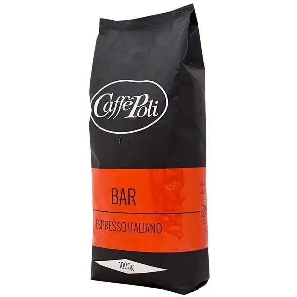 Кава в зернах Caffe Poli Bar 1 кг.