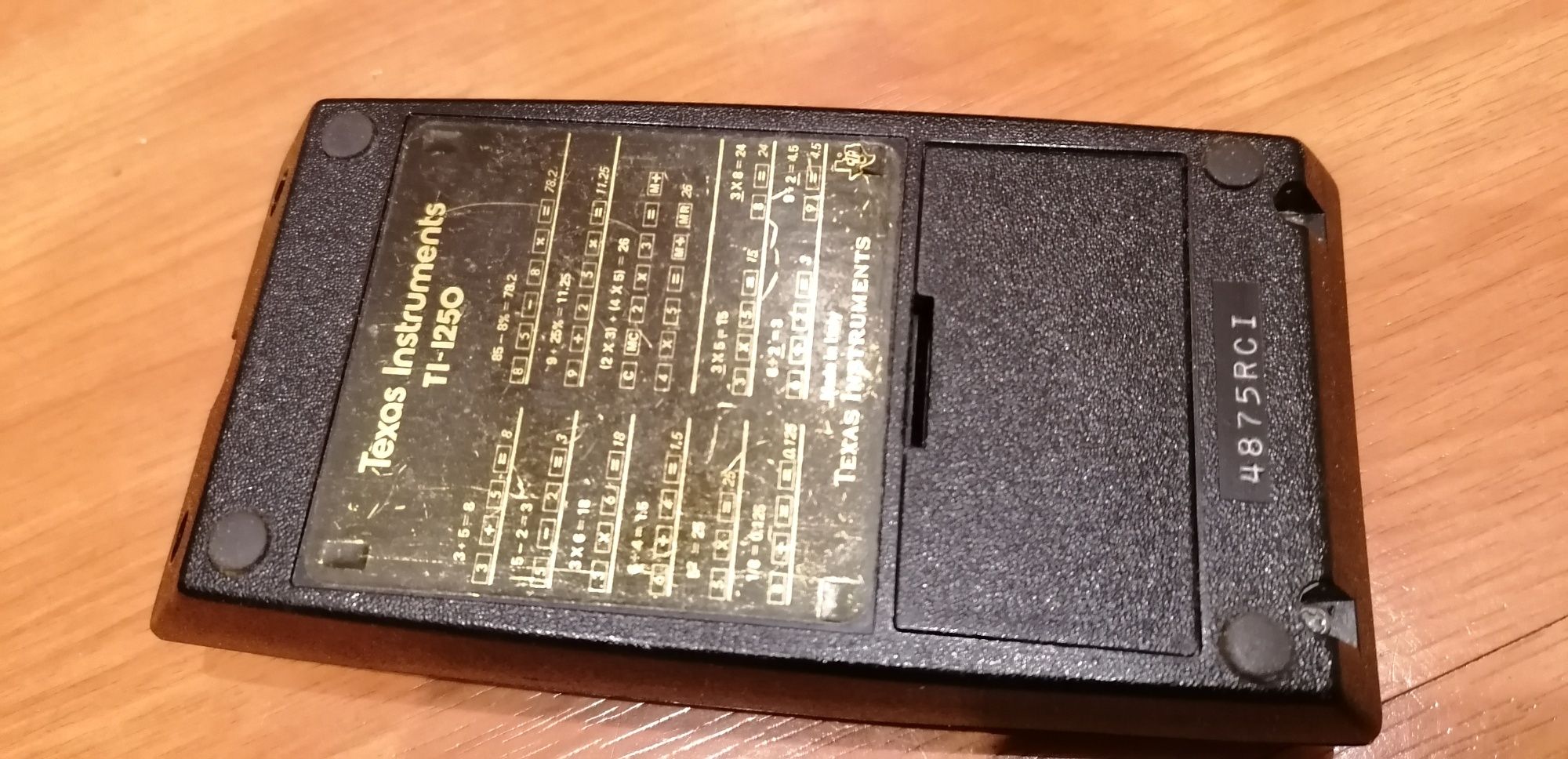 Calculadora Texas Instruments TI-1250 vintage