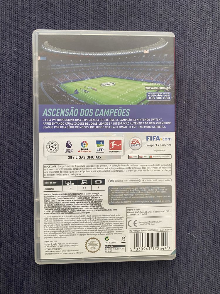 Jogo Fifa 19 Nintendo Switch Usado