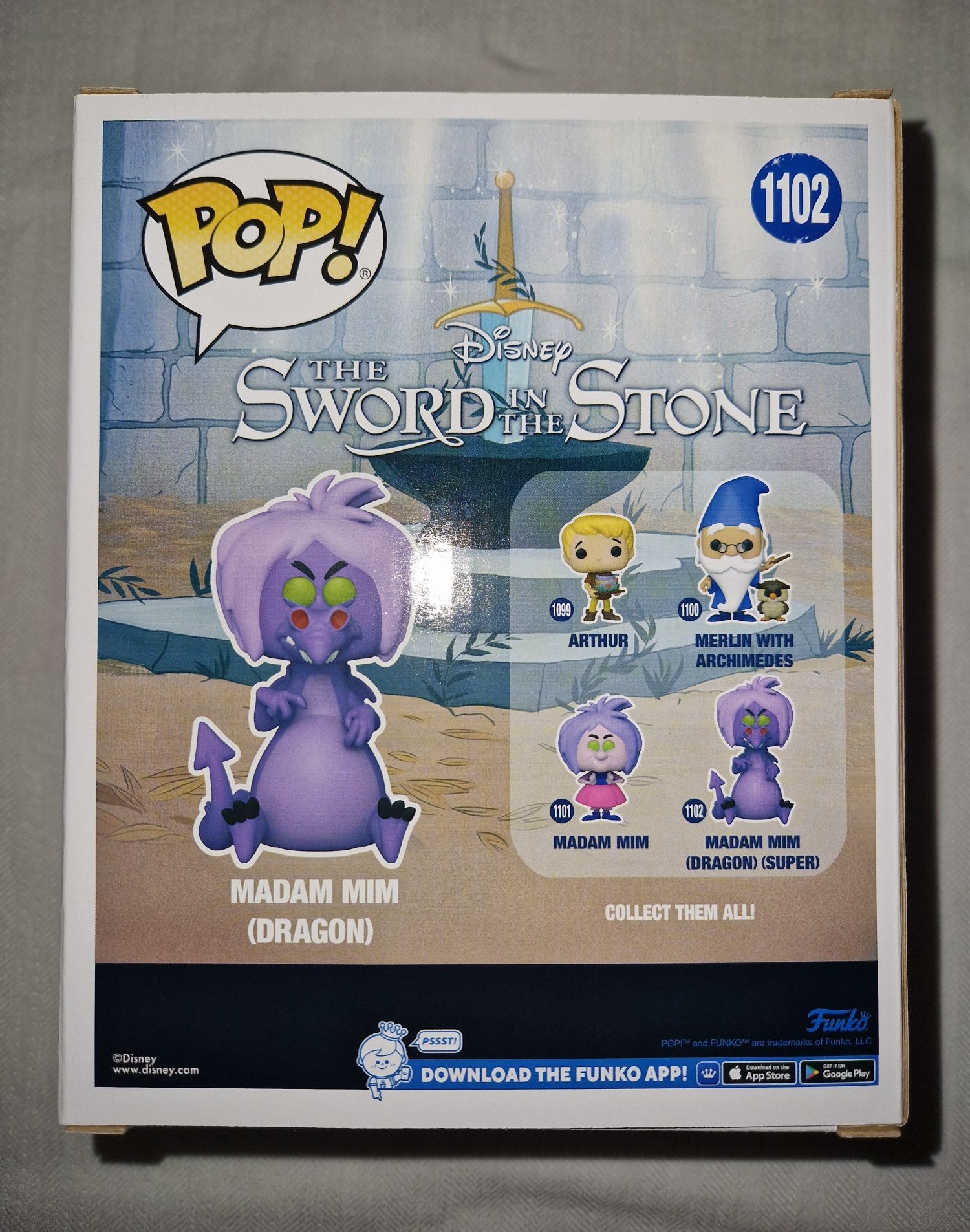 The Sword in the Stone Madam Mim Dragon 2 pack Funko