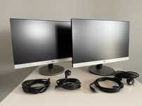 Dwa monitory AOC I2369VM - 23 cale, LCD, Full HD, z kablami