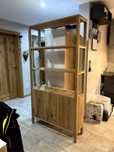 Witryna dębowa drewno dąb loft