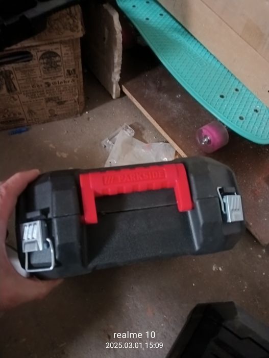 Pudełko po wkretarce parkside