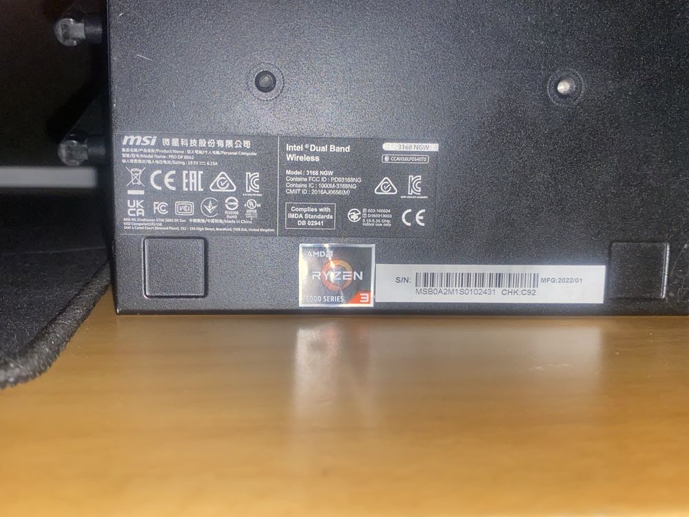 Komputer MSI PRO DP20Z