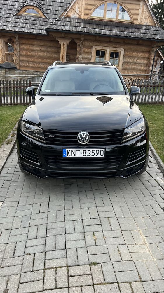 Touareg 7p 4.2 tdi V8 OZ 22” 20”polski salon lift black shadow