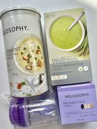 Zestaw zupa grzybowa szparagowa i wellnesspack Wellosophy by Oriflame