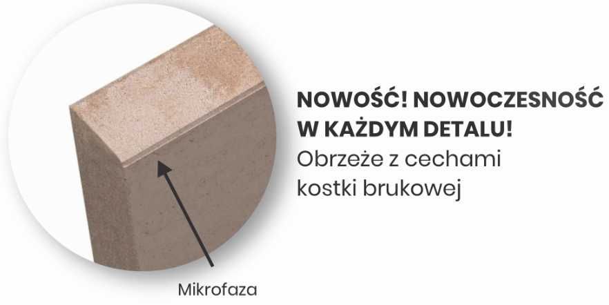 OBRZEŻE GRAFITOWE 100cm krawężnik kostka brukowa palisada  PROMOCJA !