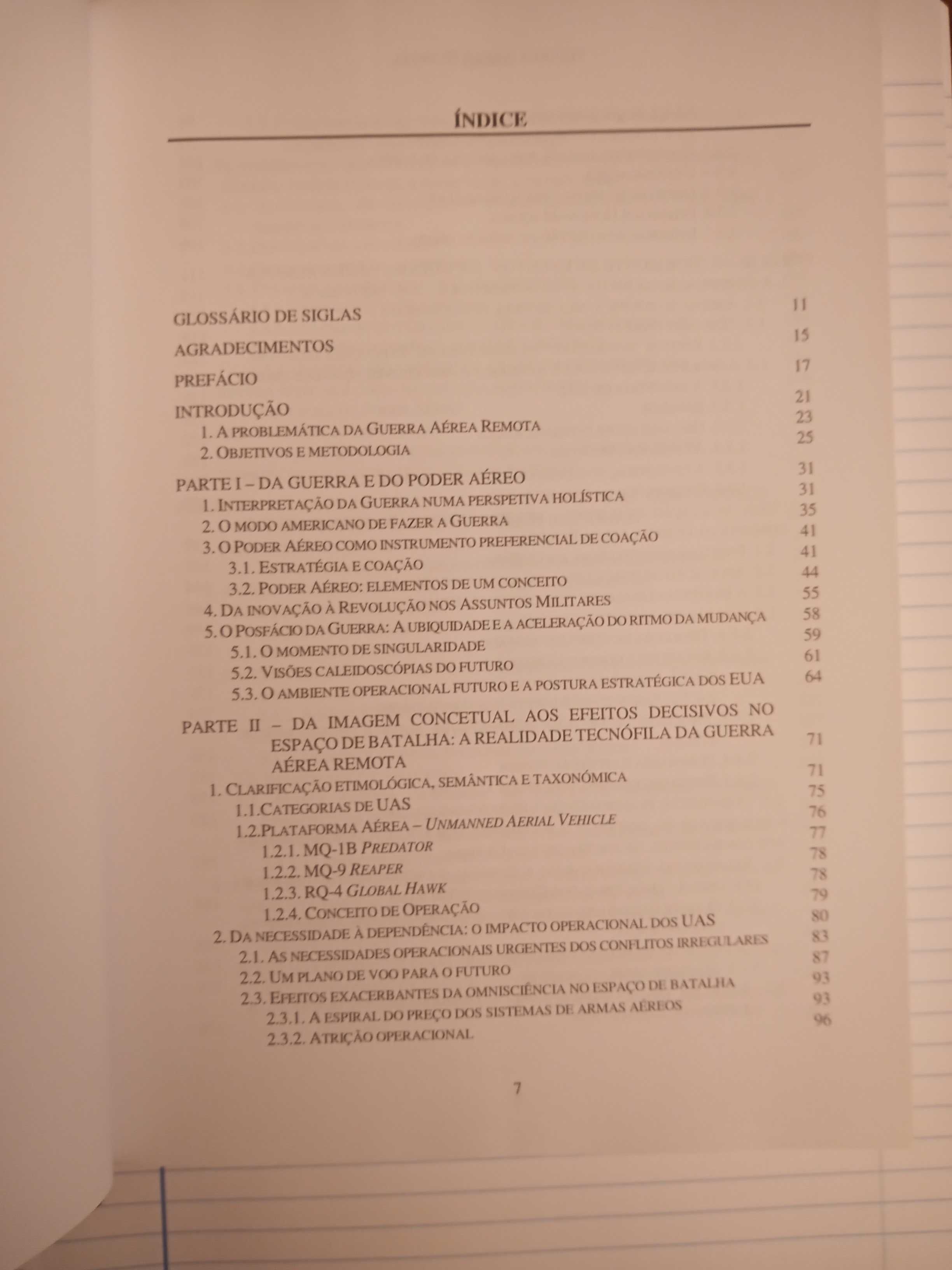 Livro "A Guerra Aérea Remota"